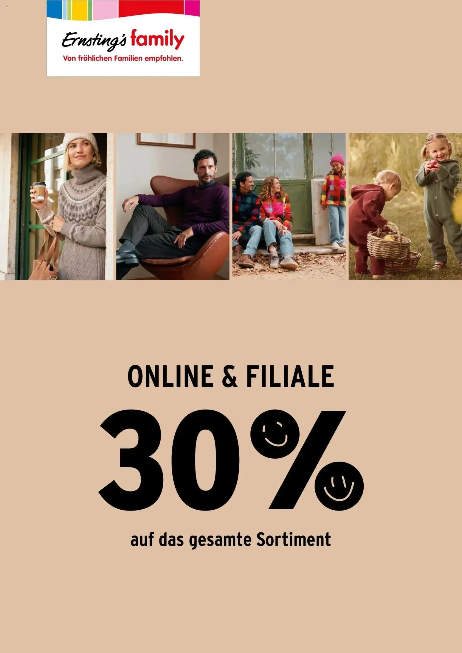 Vorschau von dem Prospekt des Geschäftes Ernsting's family, gültig ab dem 15.10.2026
