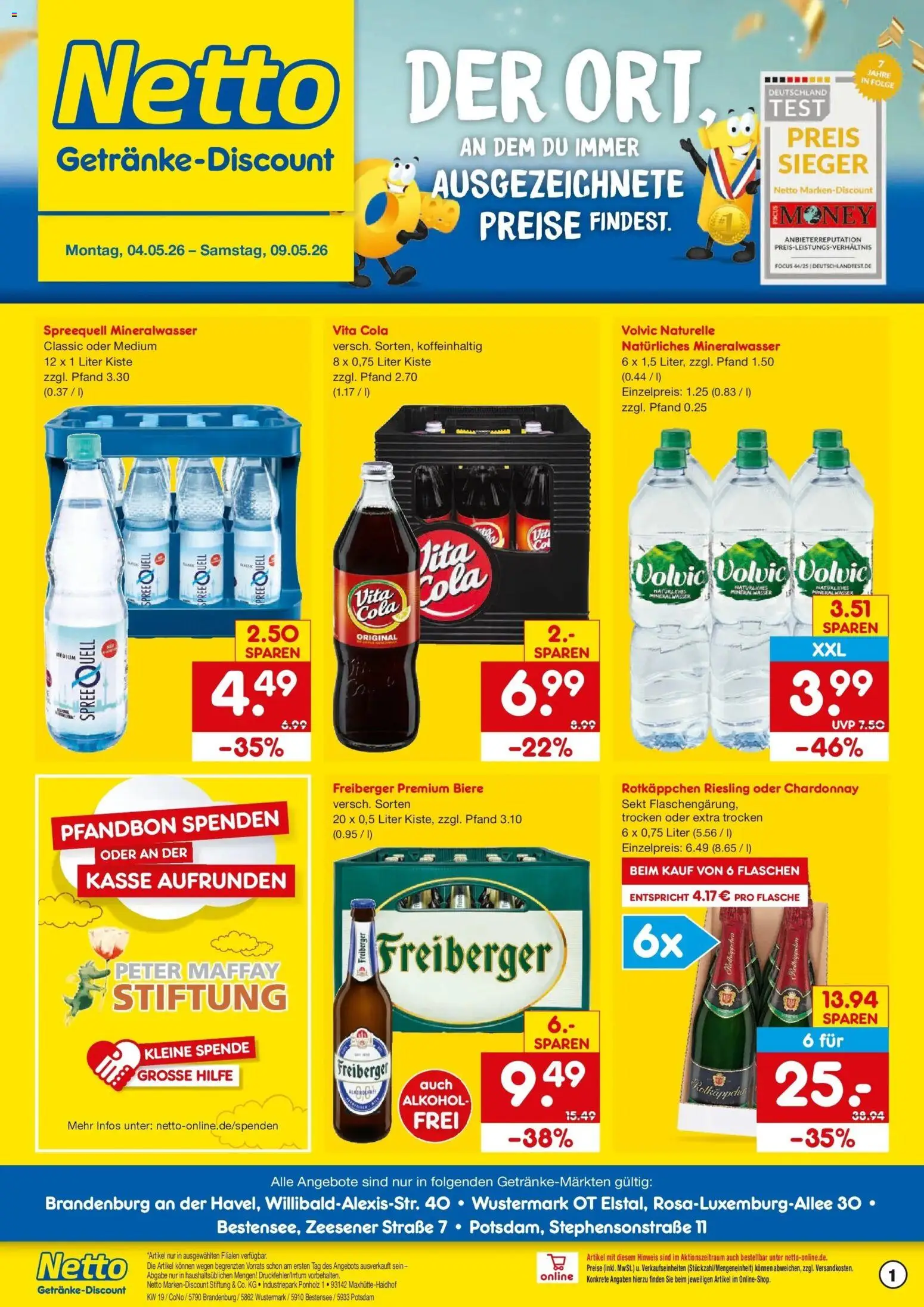 Vorschau von dem Prospekt des Geschäftes Netto Marken-Discount, gültig ab dem 04.05.2026