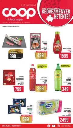 COOP - COOP - Mini & Abc & Szuper / Nyírzem megtekintése, amely érvényes 2026.05.14.-től