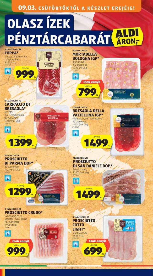 Új Aldi akciós újság 09.03.