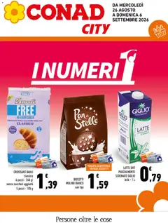 Anteprima dell'opuscolo Conad volantino I Numeri 1 Lazio dal negozio Conad valido da 26/08/2026