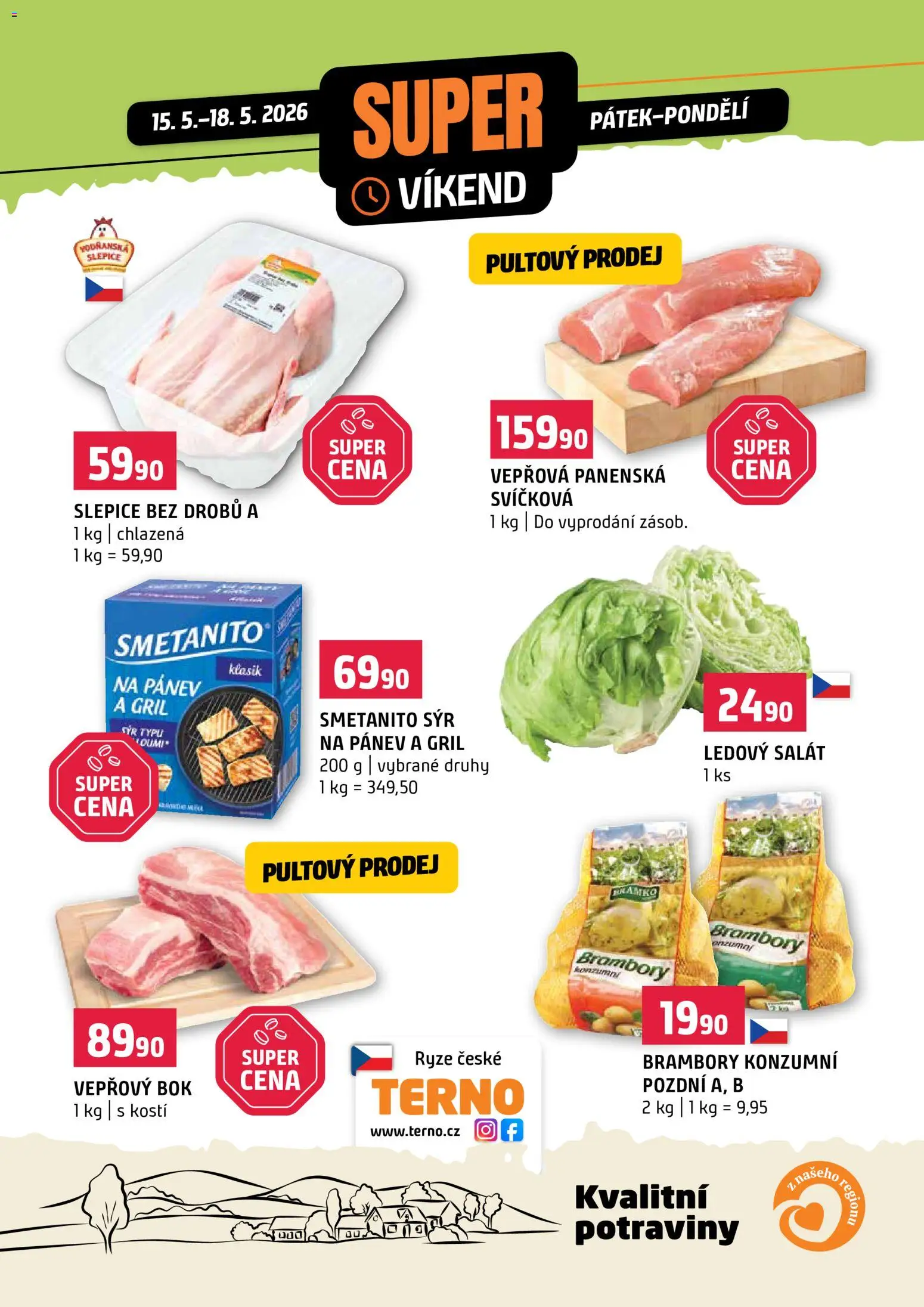Náhled nabídky: Terno Terno leták - Super víkend platný od 15.05.2026