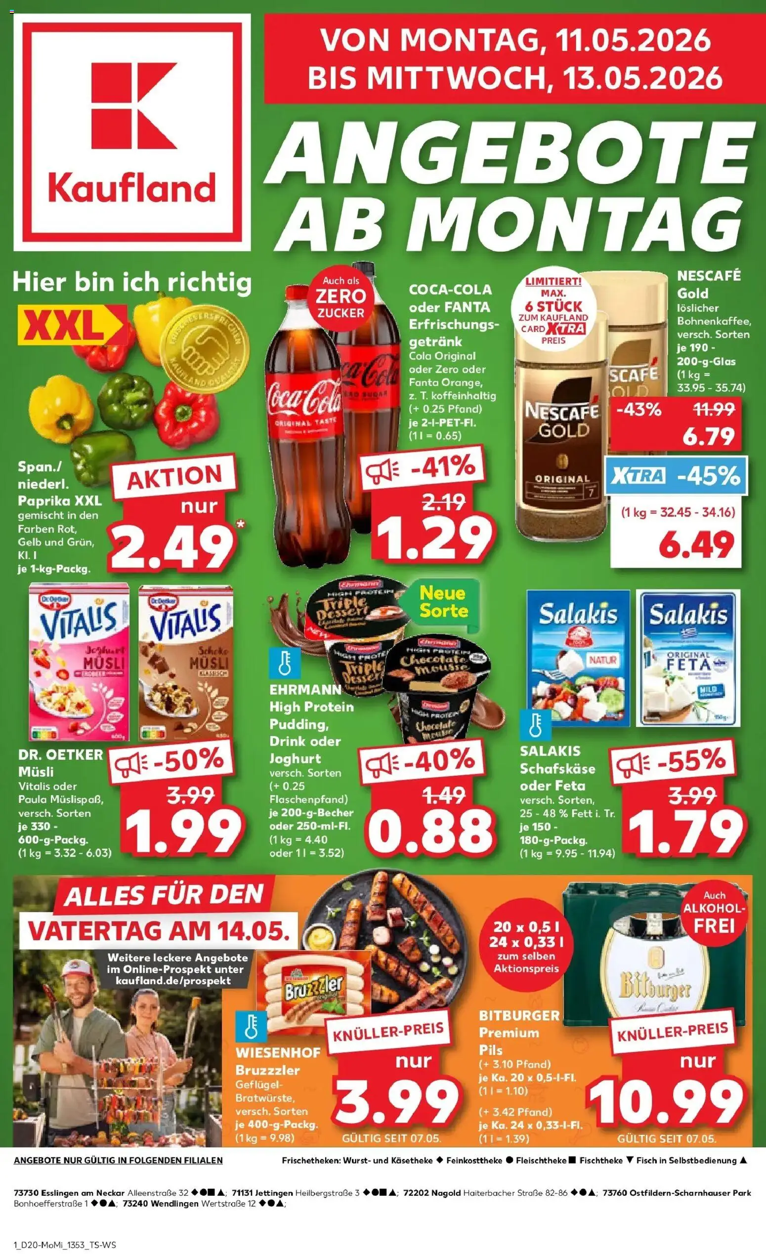 Vorschau von dem Prospekt des Geschäftes Kaufland, gültig ab dem 10.05.2026