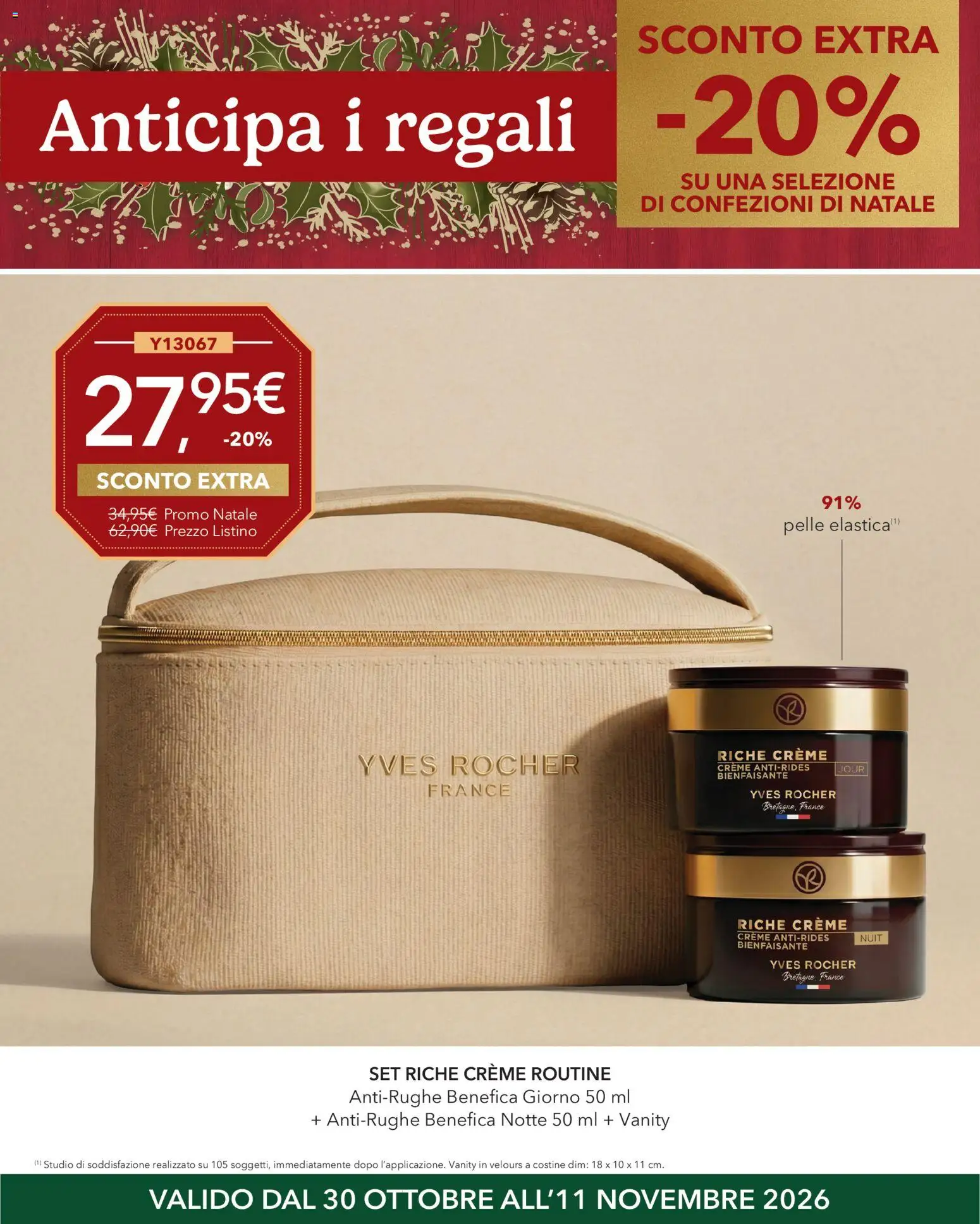 Anteprima dell'opuscolo Yves Rocher catalogo Anticipa I Regali dal negozio Yves Rocher valido da 30/10/2026