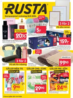 Förhandsgranska reklamblad Rusta erbjudanden från butik Rusta gäller från 10/08/2026