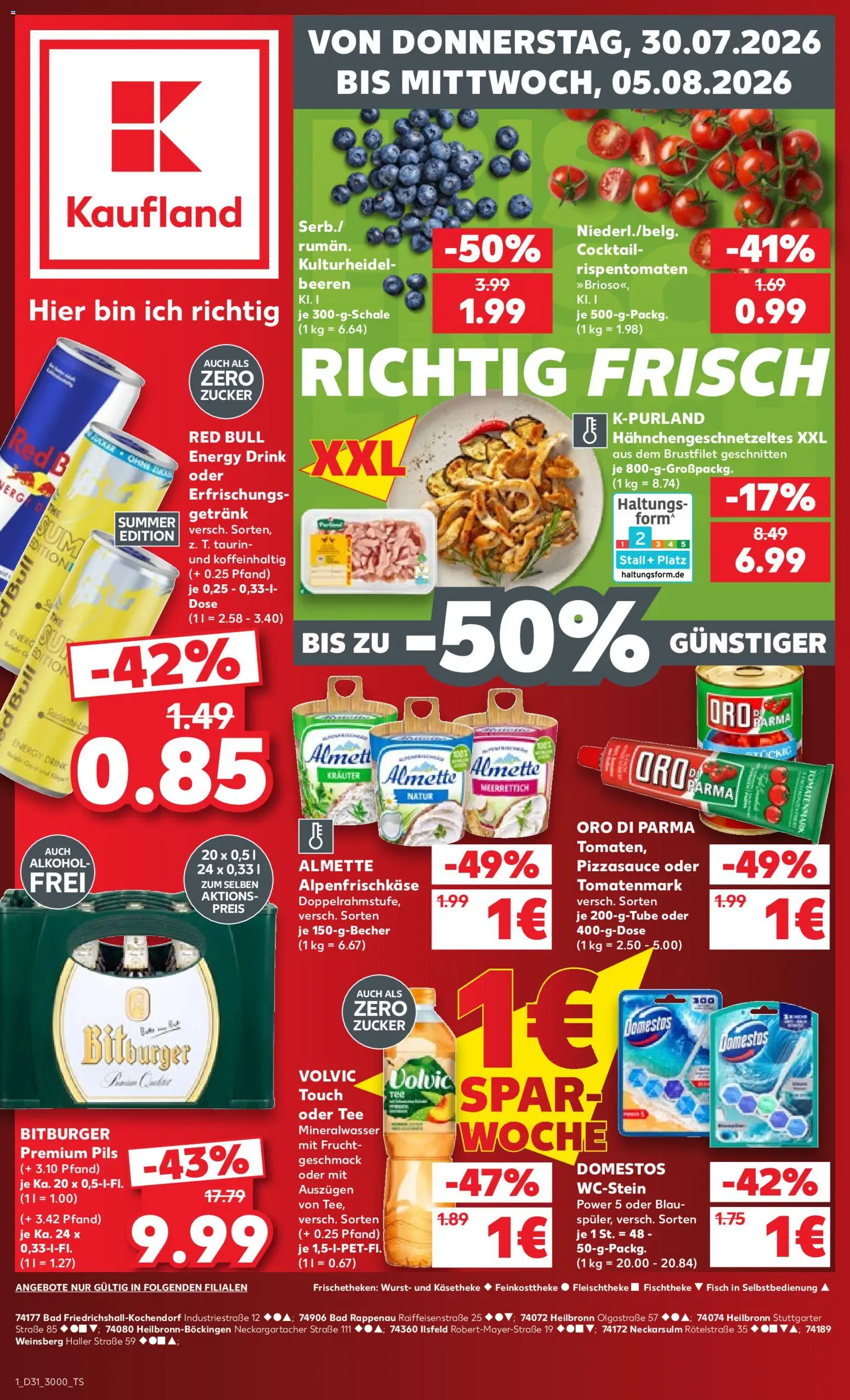Voorbeeld van Kaufland DE -DE Folder van winkel Kaufland DE geldig vanaf 30-07-2026