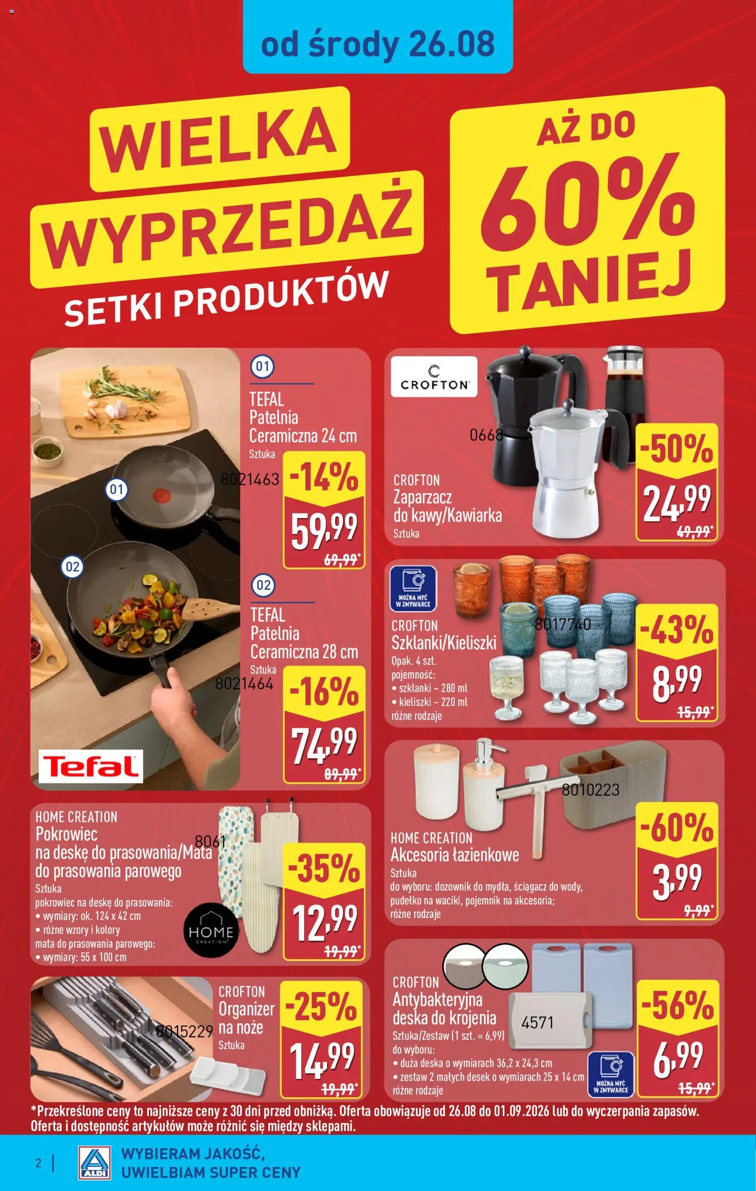 Pogląd gazetki "Aldi gazetka - Hity od Środy i od Soboty" ze sklepu Aldi ważnej od 26.08.2026