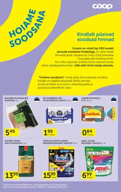 Coop kliendilehe eelvaade alates 05.05.2026