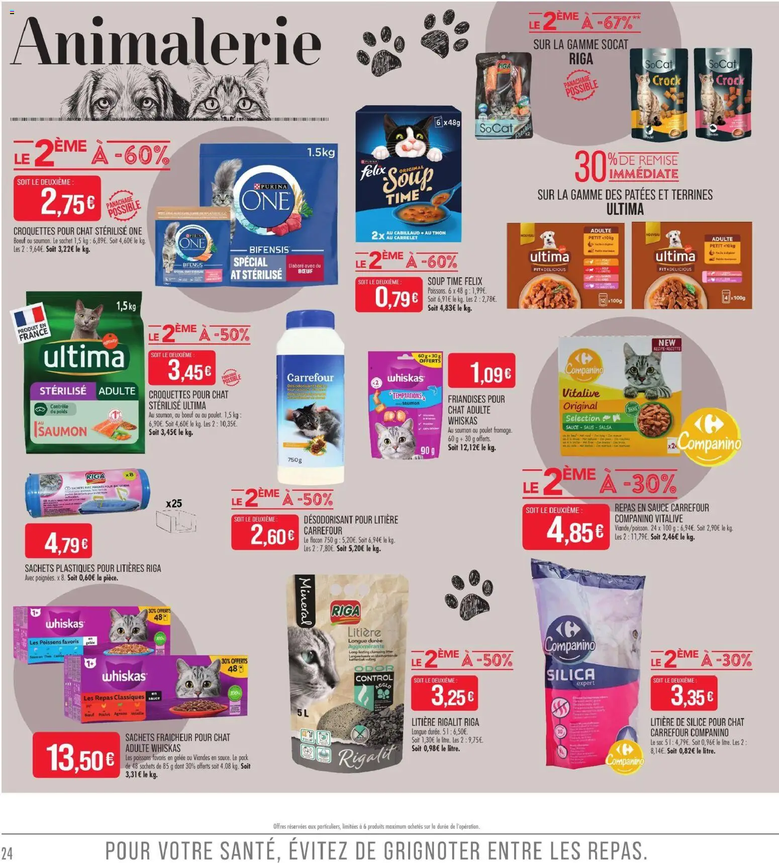 Prévisualisation de Match Supermarché prospectus du magasin Match Supermarché formulaire valide 01/09/2026 - Poissons, Sac, Poulet, Croquettes pour chat, Saumon, Thon, Désodorisant, Croquettes pour chat sterilise