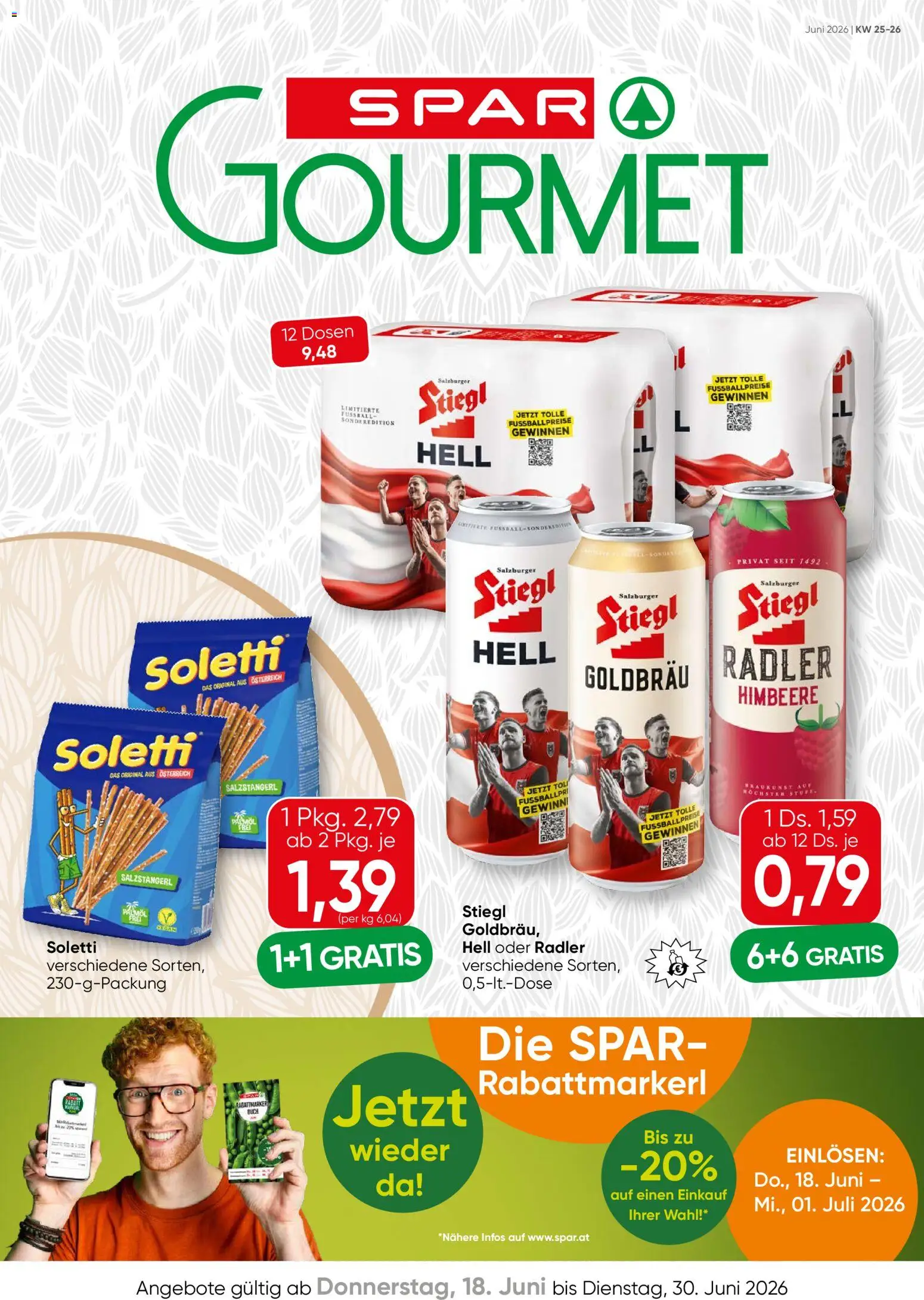 Vorschau der Angebote: SPAR Gourmet SPAR Gourmet Flugblatt gültig ab 18.06.2026