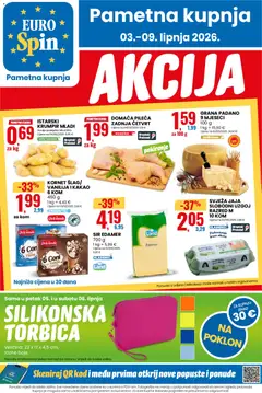 Pregled letka Eurospin Katalog trgovine Eurospin vrijedi od 03.06.2026