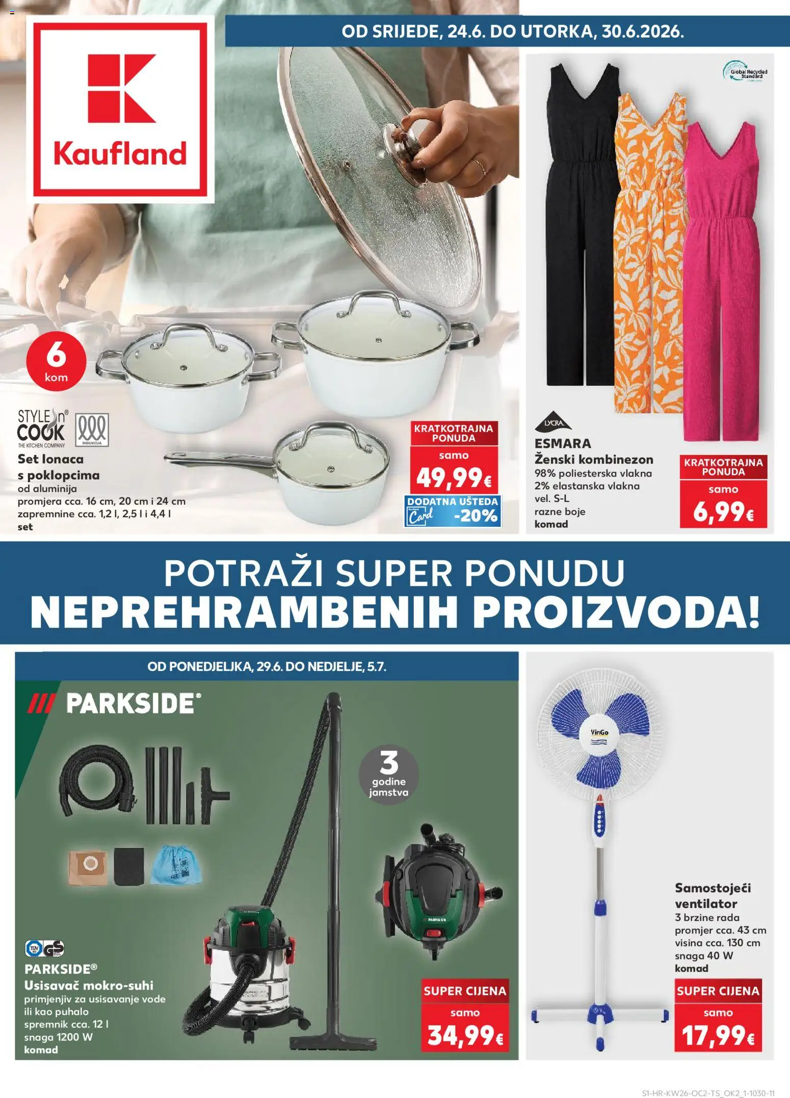 Pregled letka Rijeka Zamet trgovine Kaufland vrijedi od 24.06.2026