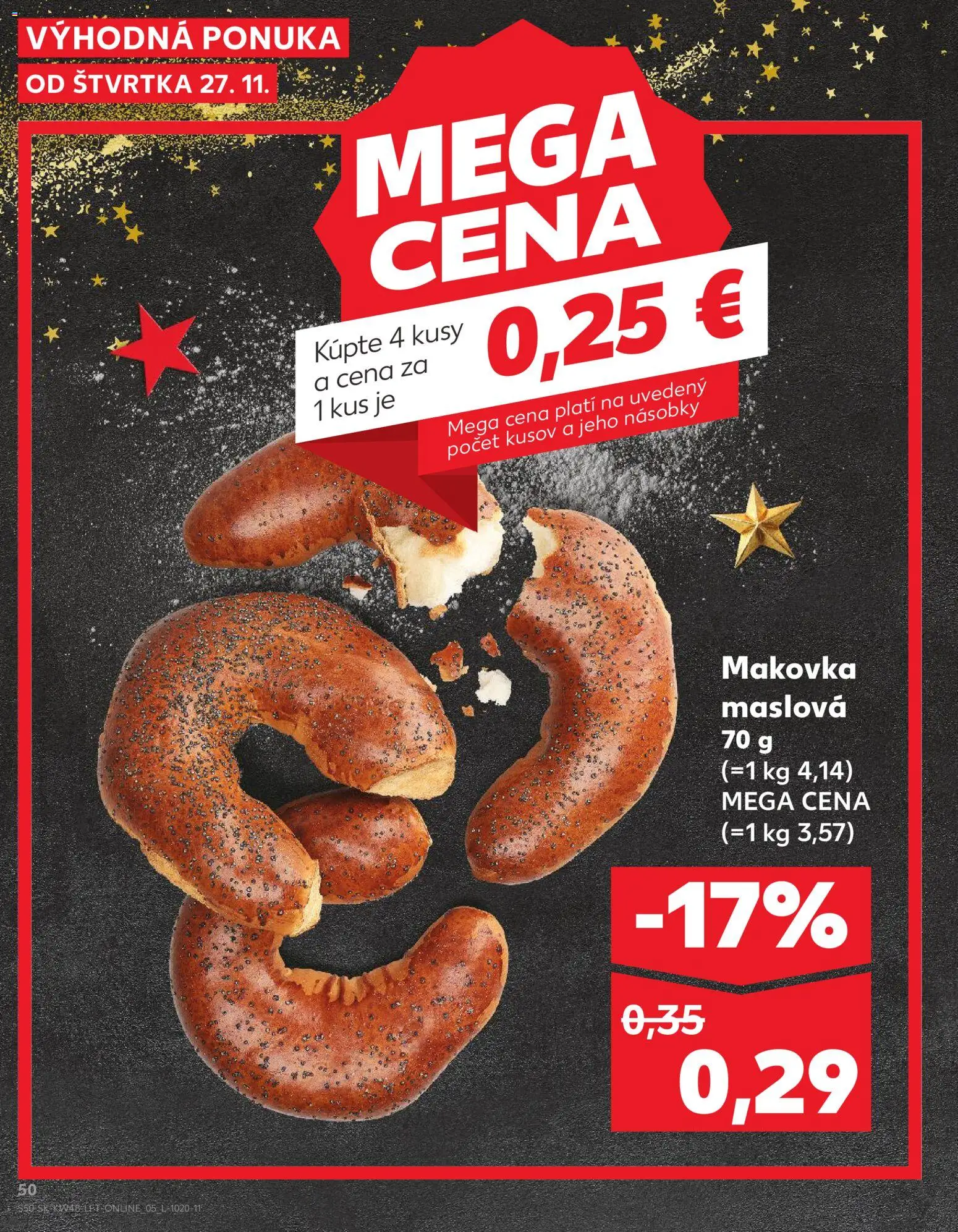 Náhľad Kaufland letáku platného od 27.11.2025 - Makovka