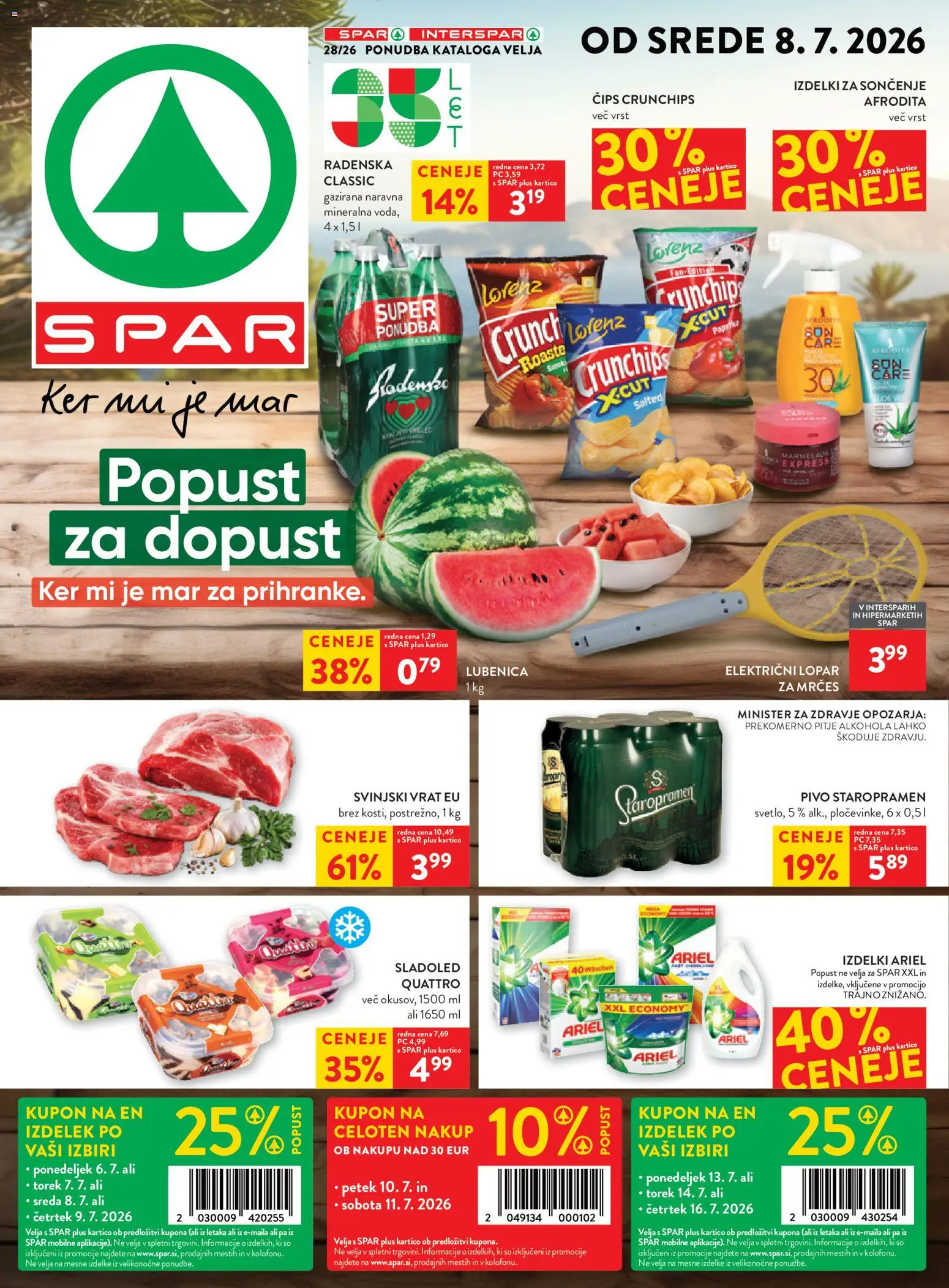 Predogled kataloga iz trgovine Spar veljaven od 08.07.2026