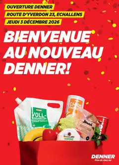 Vorschau des Merkblatts Denner aktionen Echallens vom Shop Denner gültig von 03.12.2026 bis 05.12.2026