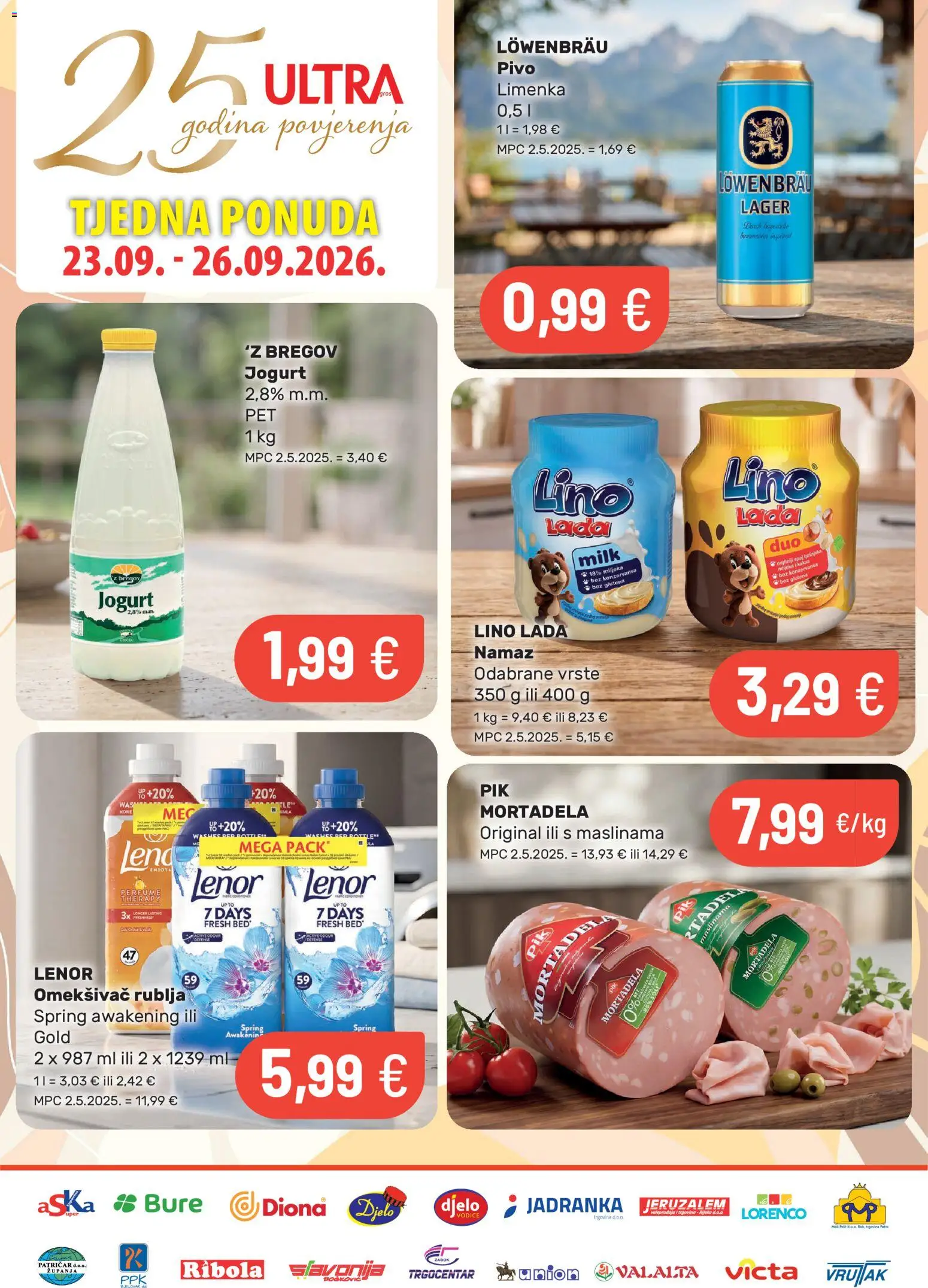 Pregled letka Ultra Gros Katalog trgovine Ultra Gros vrijedi od 23.09.2026