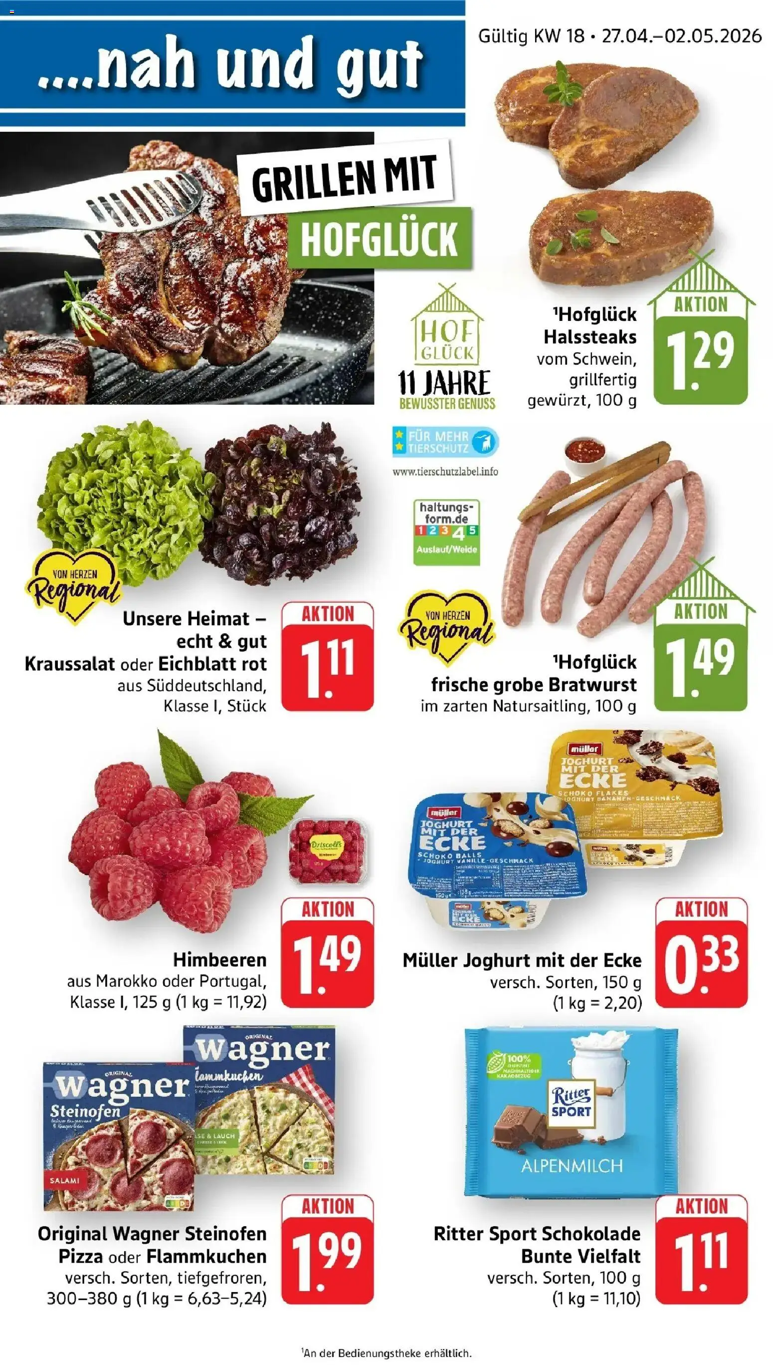 Vorschau von dem Prospekt des Geschäftes nah & gut, gültig ab dem 27.04.2026