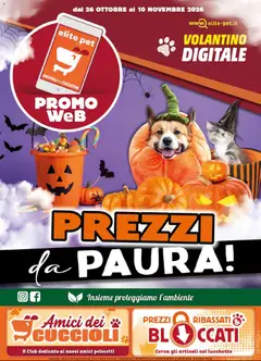 Anteprima dell'opuscolo Elite Supermercati volantino Pet dal negozio Elite Supermercati valido da 26/10/2026