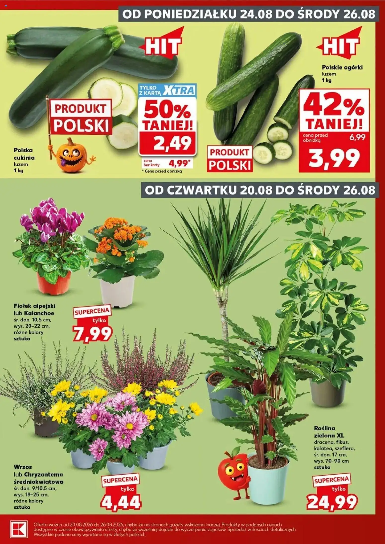 Pogląd gazetki "Kaufland gazetka - Mocny start" ze sklepu Kaufland ważnej od 24.08.2026