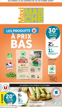 Prévisualisation de bi1 Catalogue Maxi marché à prix bas du magasin bi1 formulaire valide 13/10/2026