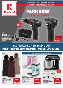 Pregled letka Kaufland Katalog trgovine Kaufland vrijedi od 23.09.2026