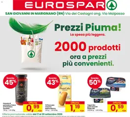 Anteprima dell'opuscolo Eurospar volantino San Giovanni in Marignano dal negozio Eurospar valido da 17/09/2026