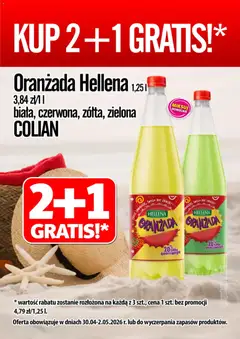 Pogląd gazetki "Prim Market promocja - Oranżada Hellena" ze sklepu Prim Market ważnej od 30.04.2026