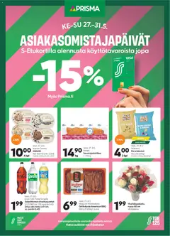 Kaupan Prisma Prisma tarjoukset - Asiakasomistajapäivät esikatselu, voimassa 27/05/2026