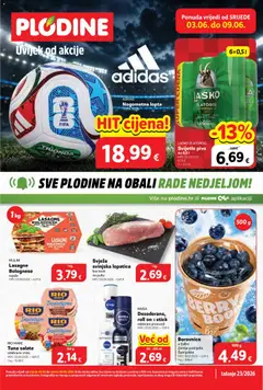 Pregled letka Plodine Katalog trgovine Plodine vrijedi od 03.06.2026