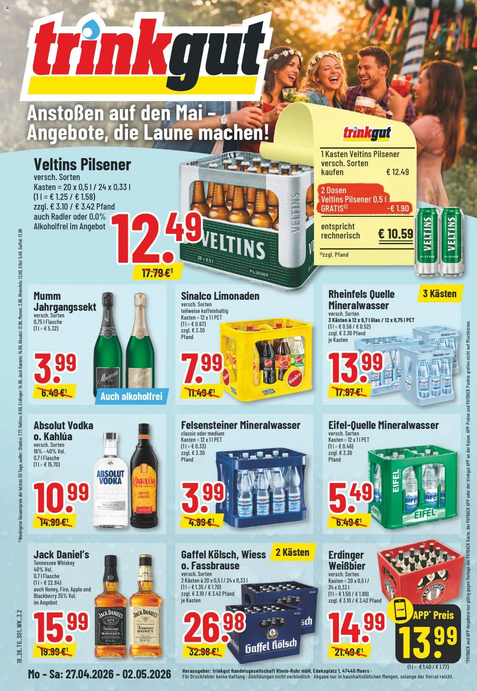 Vorschau von dem Prospekt des Geschäftes Trinkgut, gültig ab dem 27.04.2026