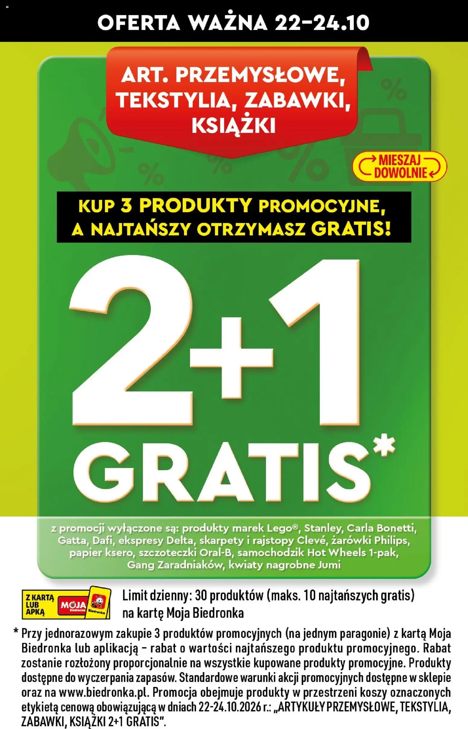 Pogląd gazetki "Biedronka gazetka - Hity i inspiracje" ze sklepu Biedronka ważnej od 24.10.2026 - Kwiaty, Hot wheels, Książki, Rajstopy, Karta, Skarpety, Żarówki