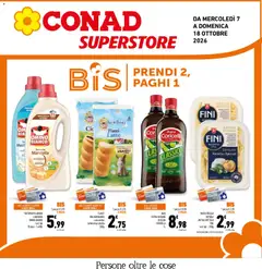 Anteprima dell'opuscolo Conad volantino Superstore Campania dal negozio Conad valido da 07/10/2026