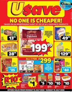 Preview of Usave flyer valid from 13/07/2026