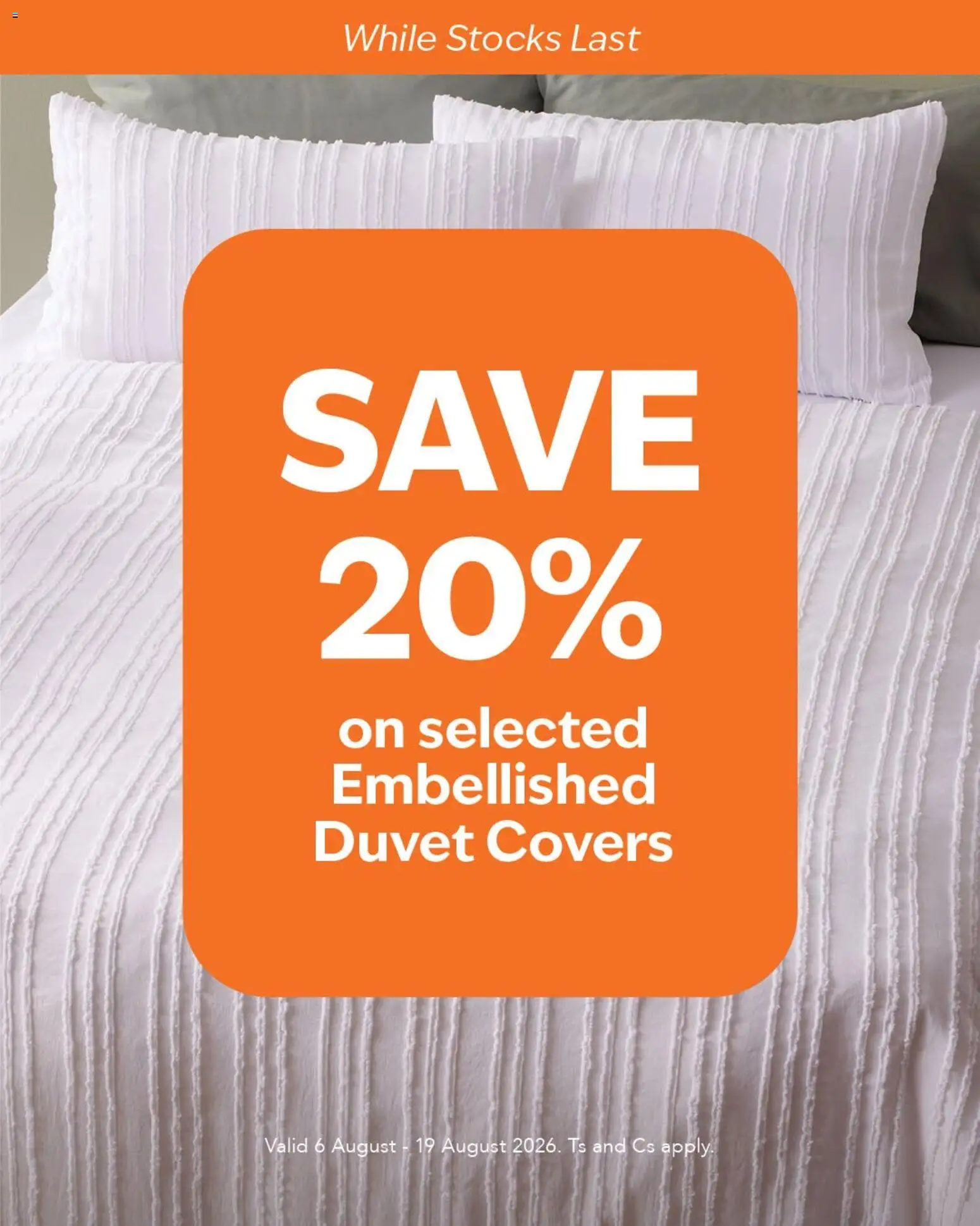 Preview of Sheet Street flyer valid from 06/08/2026 - Duvet
