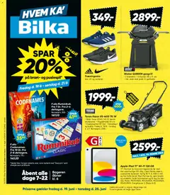 Eksempel på tilbudsavis Bilka - Nonfood fra butik Bilka gyldig fra 19/06/2026