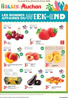 Prévisualisation de Auchan les bons plans du week-end dans votre hyper du magasin Auchan formulaire valide 18/06/2026