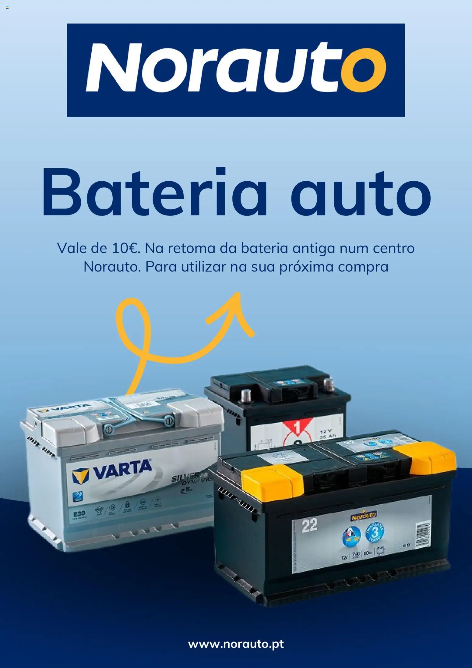 Pré-visualização do folheto da loja Norauto válida a partir de 05/10/2026 - Bateria