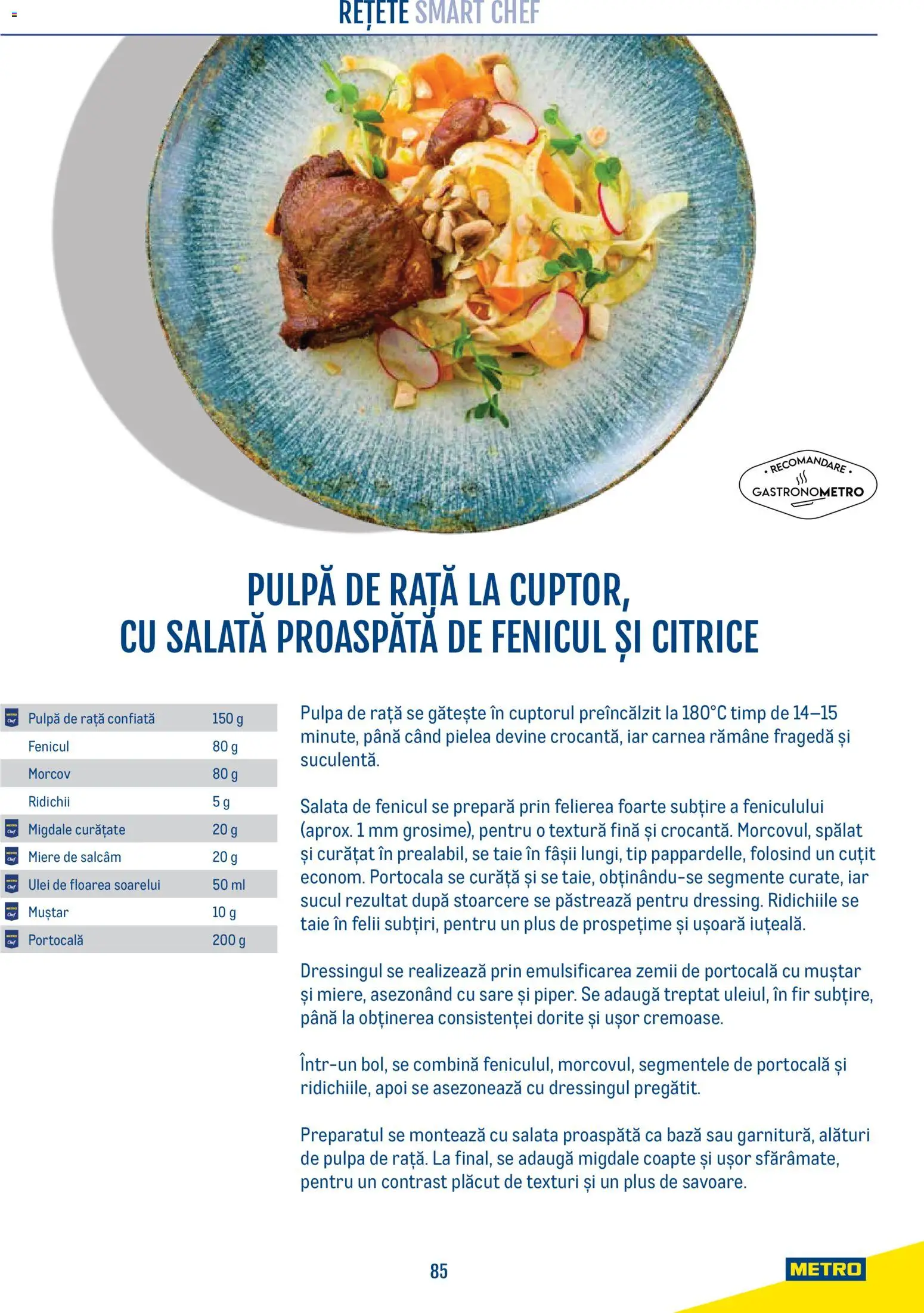 Previzualizarea de cataloage: Metro Metro Catalog Smart Chef valabil de la 21.04.2026 - Floarea Soarelui, Rață, Miere, Morcov, Cuțit, Tip, Ulei de floarea soarelui, Muștar