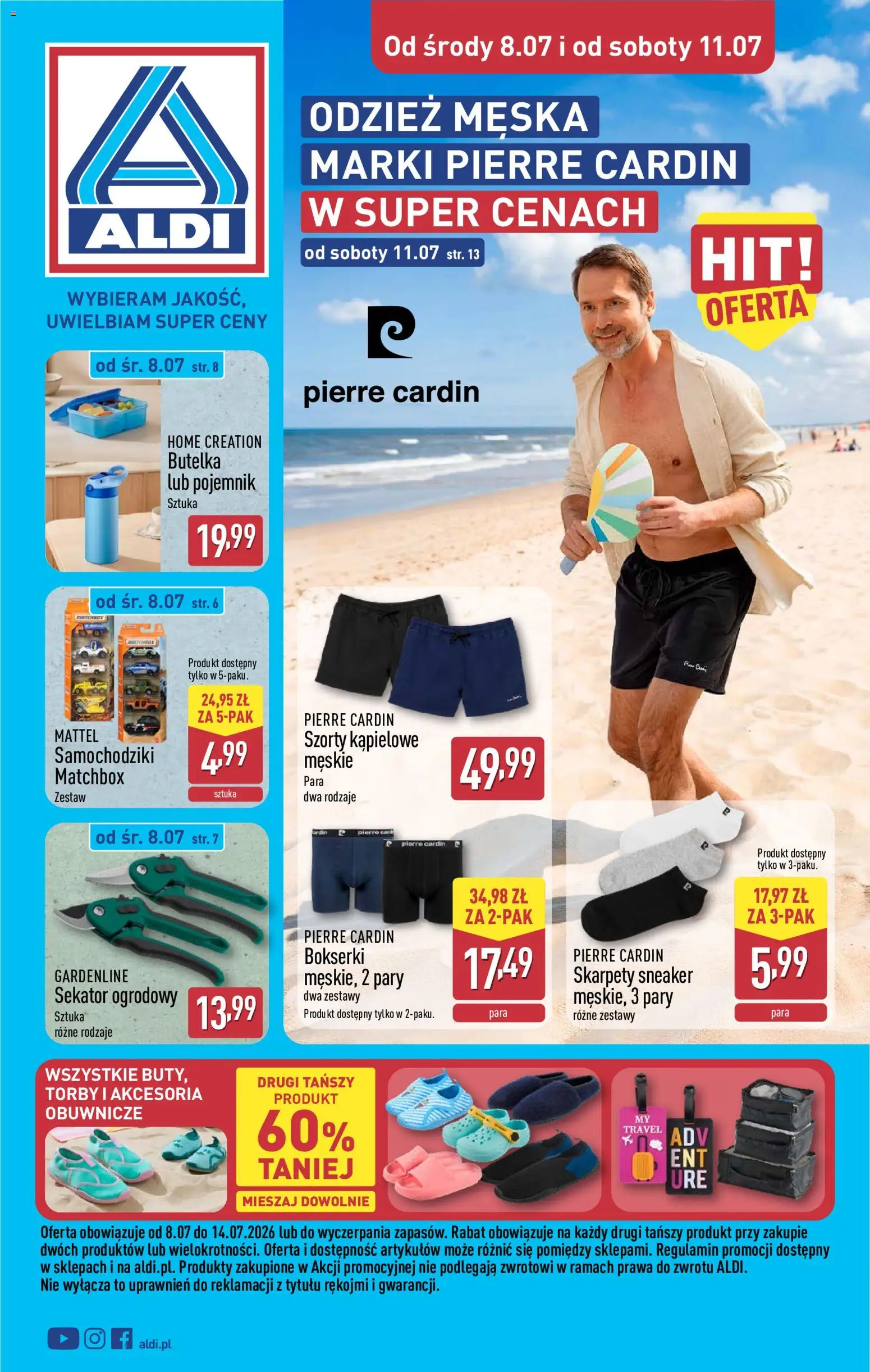 Pogląd gazetki "Aldi gazetka - Hity od Środy i od Soboty" ze sklepu Aldi ważnej od 08.07.2026