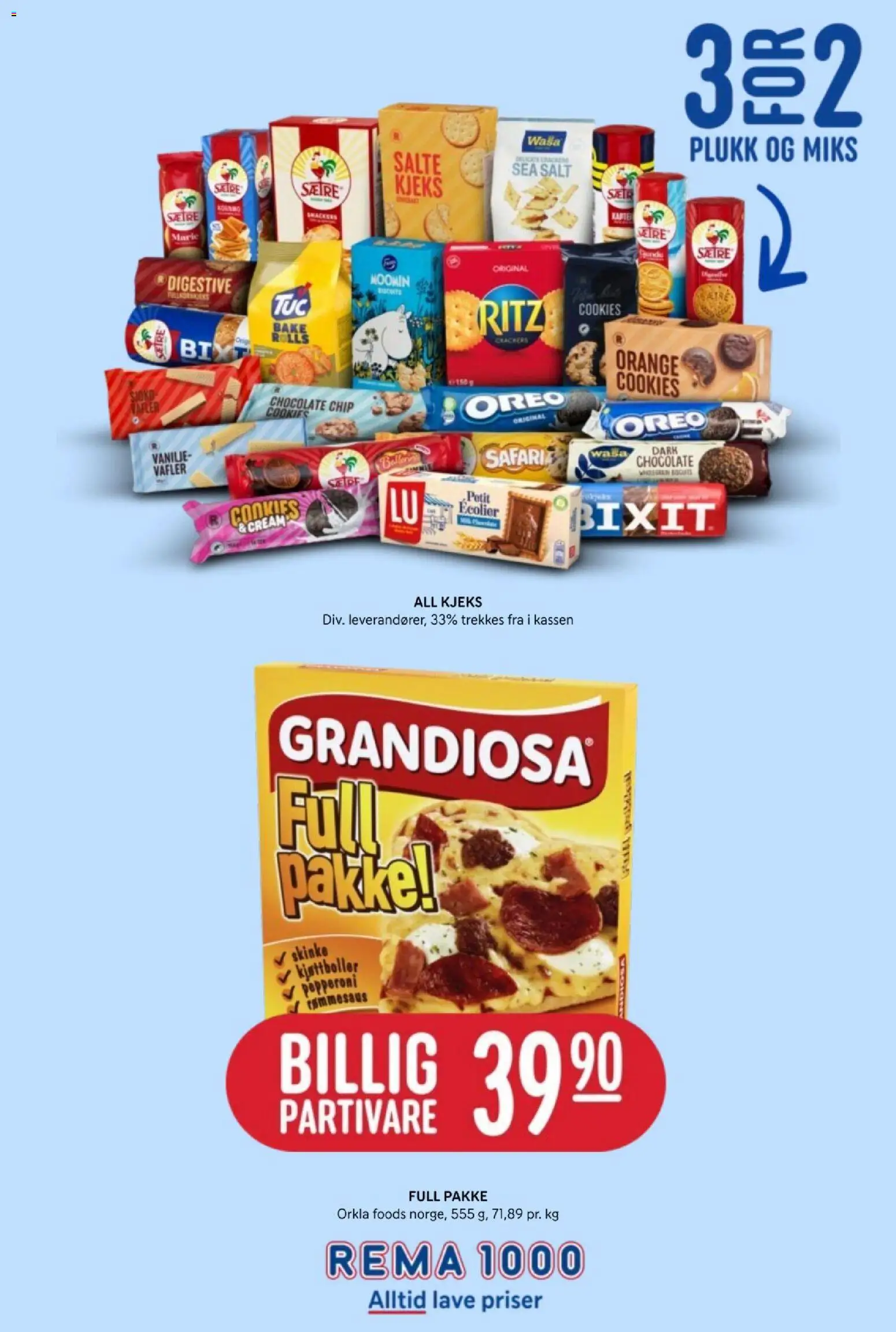 Forhåndsvis Rema 1000 kundeavis fra butikk Rema 1000 gyldig fra 25/10/2026