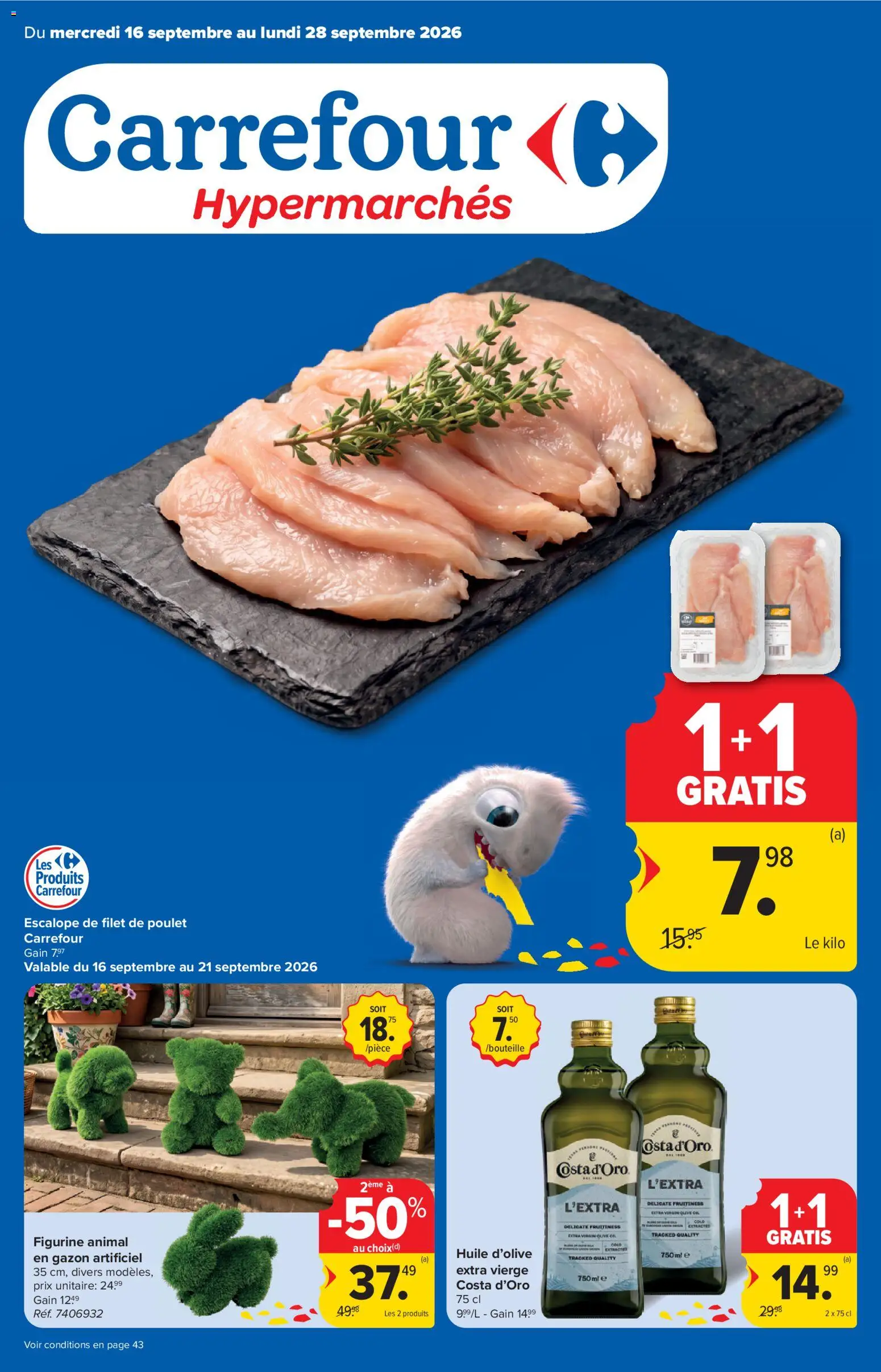 Voorbeeld van Carrefour folder semaine 38 van winkel Carrefour geldig vanaf 16/09/2026