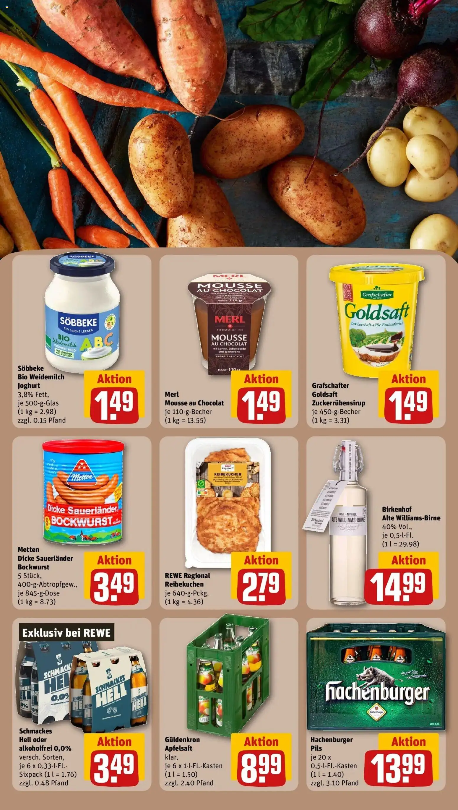 Vorschau von dem Prospekt des Geschäftes Rewe, gültig ab dem 26.10.2026