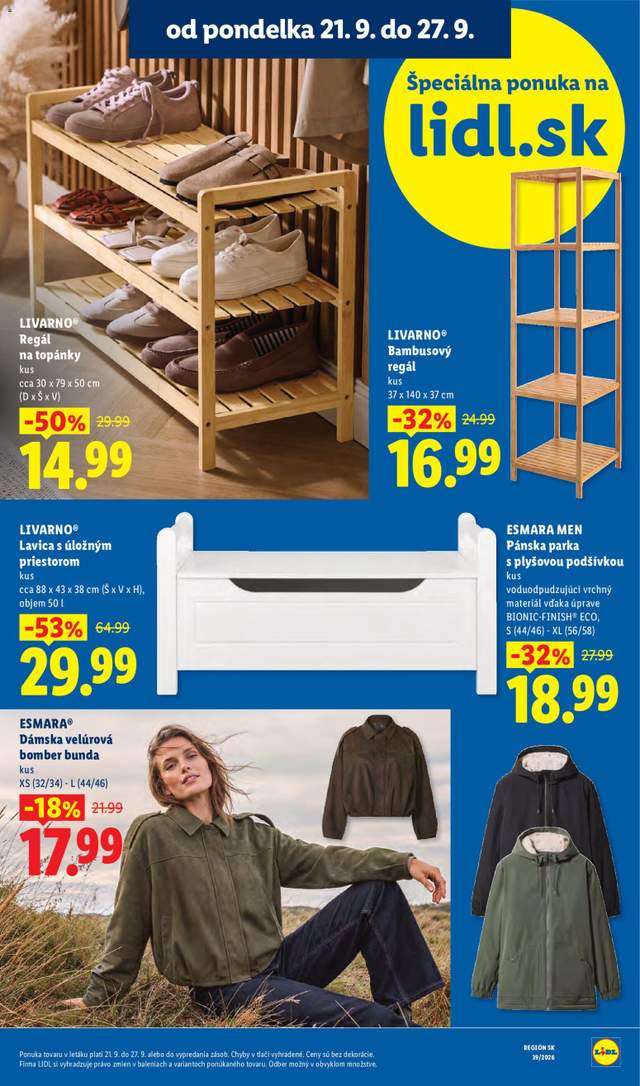 Nový Lidl leták od 21.09.