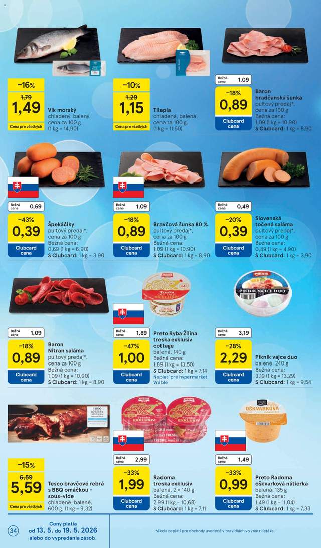 Nový Tesco leták od 13.05.