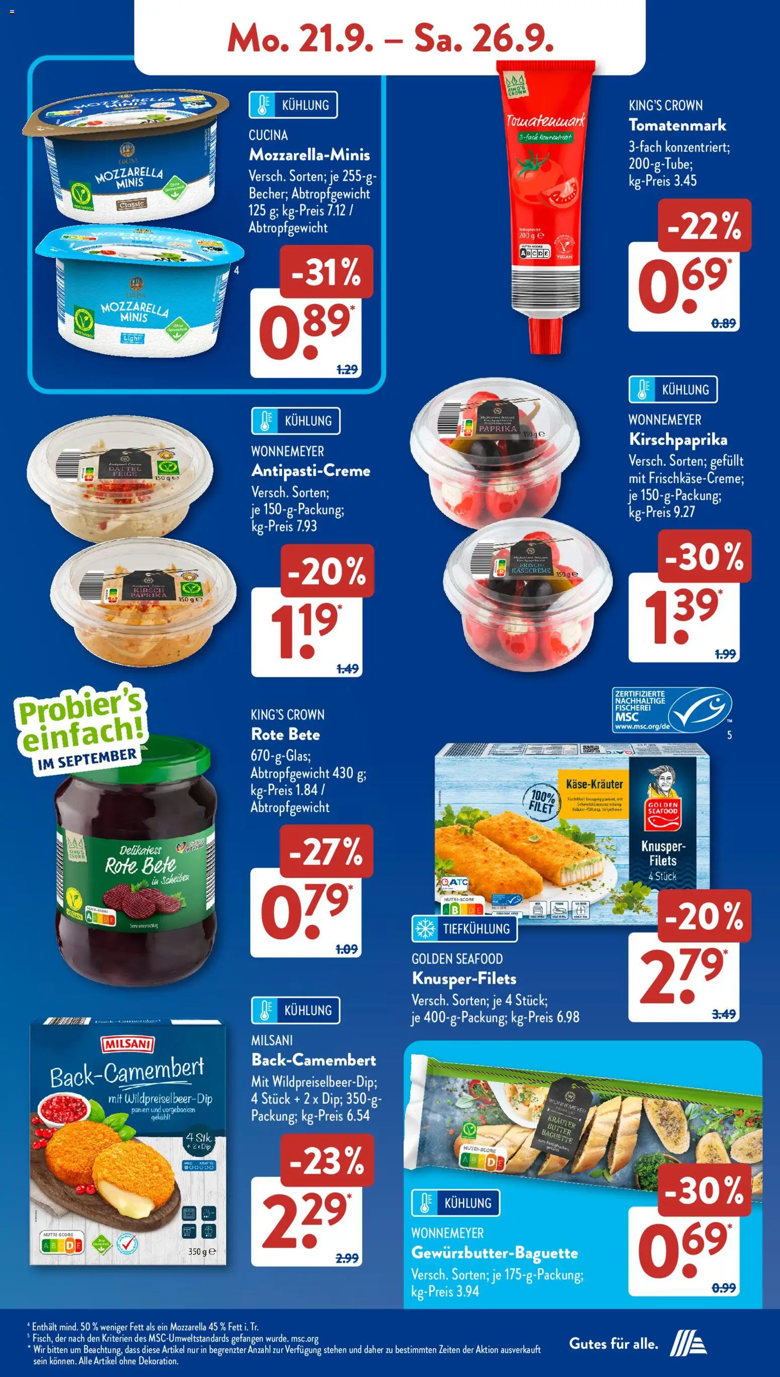 Vorschau von dem Prospekt des Geschäftes Aldi Süd, gültig ab dem 21.09.2026 - Jeans, Pullover, Pyjama, Unterwäsche, Up2fashion