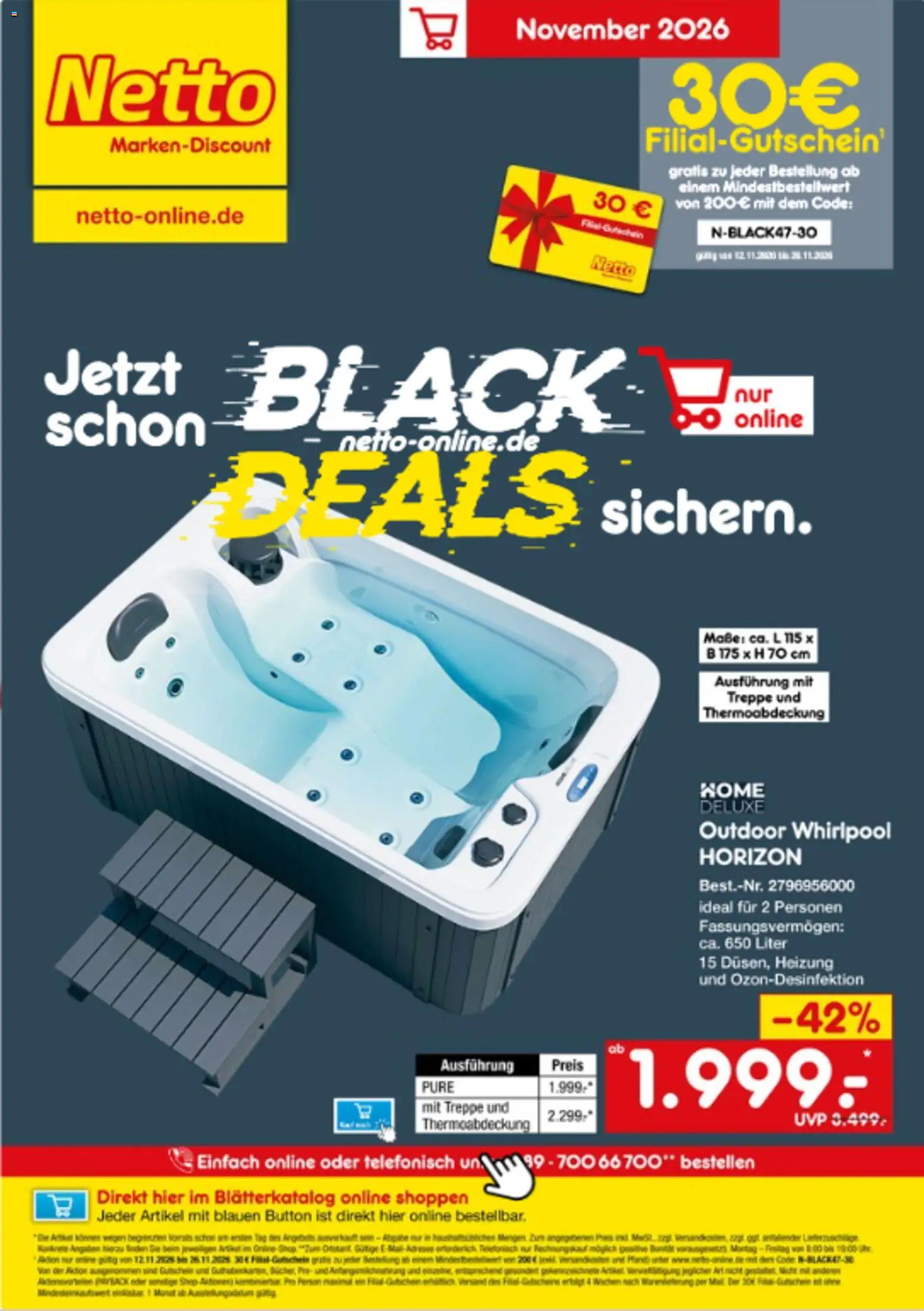 Vorschau von dem Prospekt des Geschäftes Netto Marken-Discount, gültig ab dem 01.11.2026