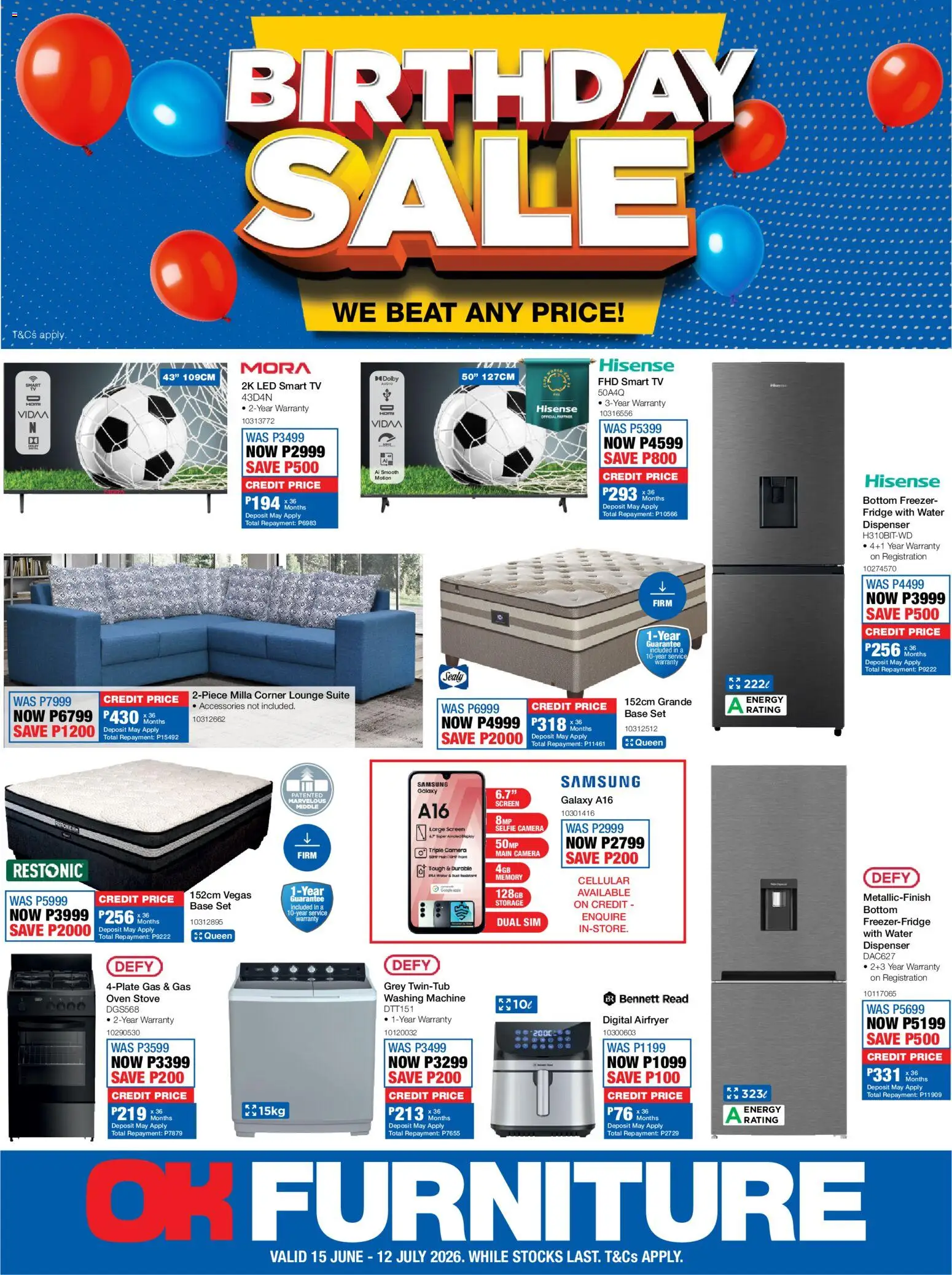 Preview of OK Furniture flyer valid from 15/06/2026
