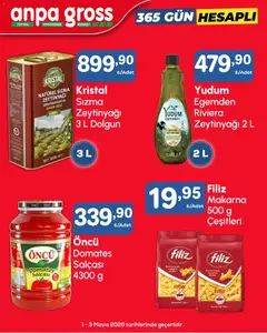 Anpa Gross Anpa Gross Katalog Cuma-Pazar 01.05.2026 - Broşürünün önizlemesi