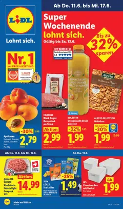 Vorschau des Merkblatts Lidl aktionen vom Shop Lidl gültig von 11.06.2026 bis 17.06.2026