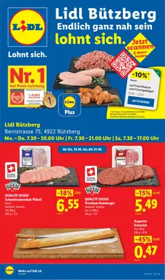 Vorschau des Merkblatts Lidl aktionen Bützberg Neueröffnung vom Shop Lidl gültig von 15.10.2026 bis 21.10.2026